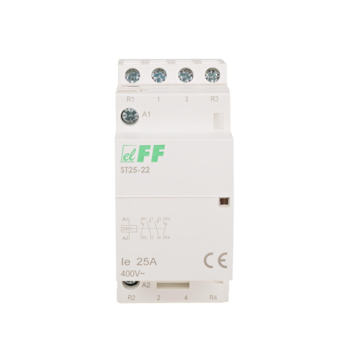 F&F ST25-22 Modularer Installationsschütz 230V AC 25A 2 Schliesser + 2 Öffner F&F ST25-22 Modularer Installationsschütz 230V AC 25A 2 Schliesser + 2 Öffner von F&F