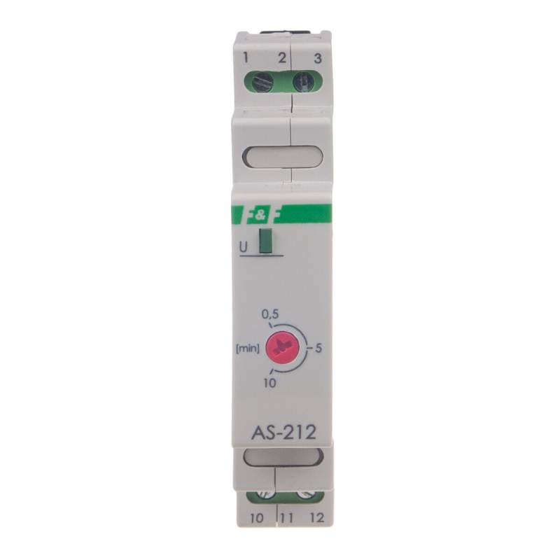 F&F Treppenlichtzeitschaltuhr AS-212 230V AC für Hutschiene 16A von F&F