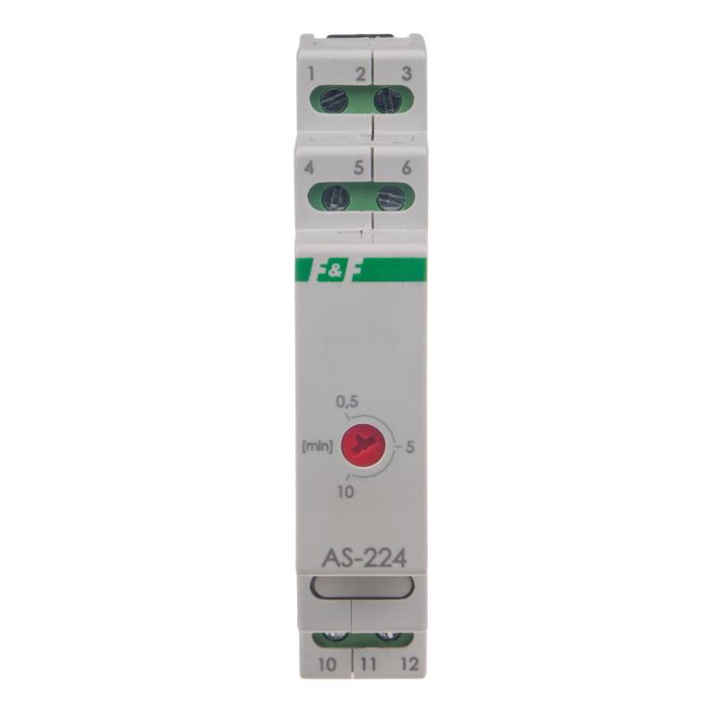 F&F Treppenlichtzeitschaltuhr AS-224 24V AC/DC für Hutschiene von F&F