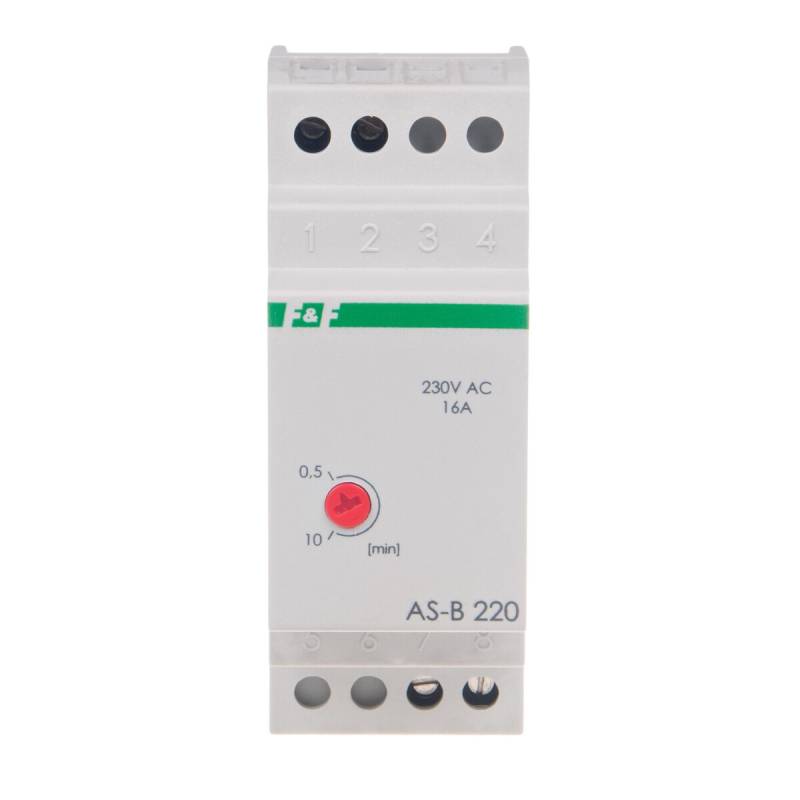 F&F Treppenlichtzeitschaltuhr AS-B 220 230V AC für Hutschiene 16A von F&F