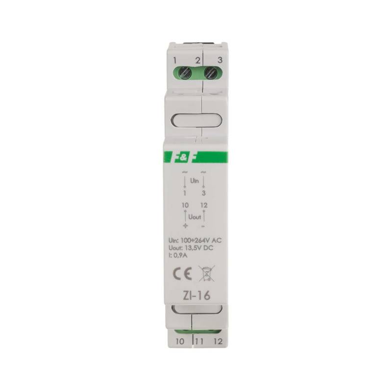 F&F ZI-16 Impulsnetzteil 12W 13,5V DC für Hutschiene von F&F