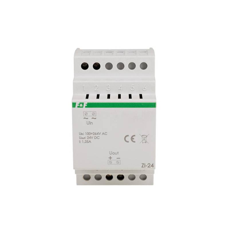 F&F ZI-24 Impulsnetzteil 30W 24V DC für Hutschiene von F&F