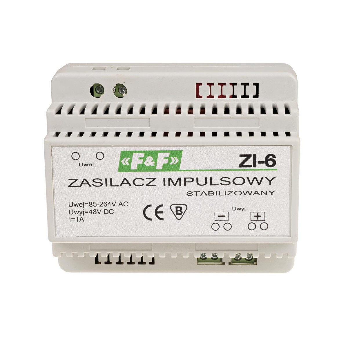 F&F ZI-6 Impulsnetzteil 50W 48V DC für Hutschiene F&F ZI-6 Impulsnetzteil 50W 48V DC für Hutschiene von F&F