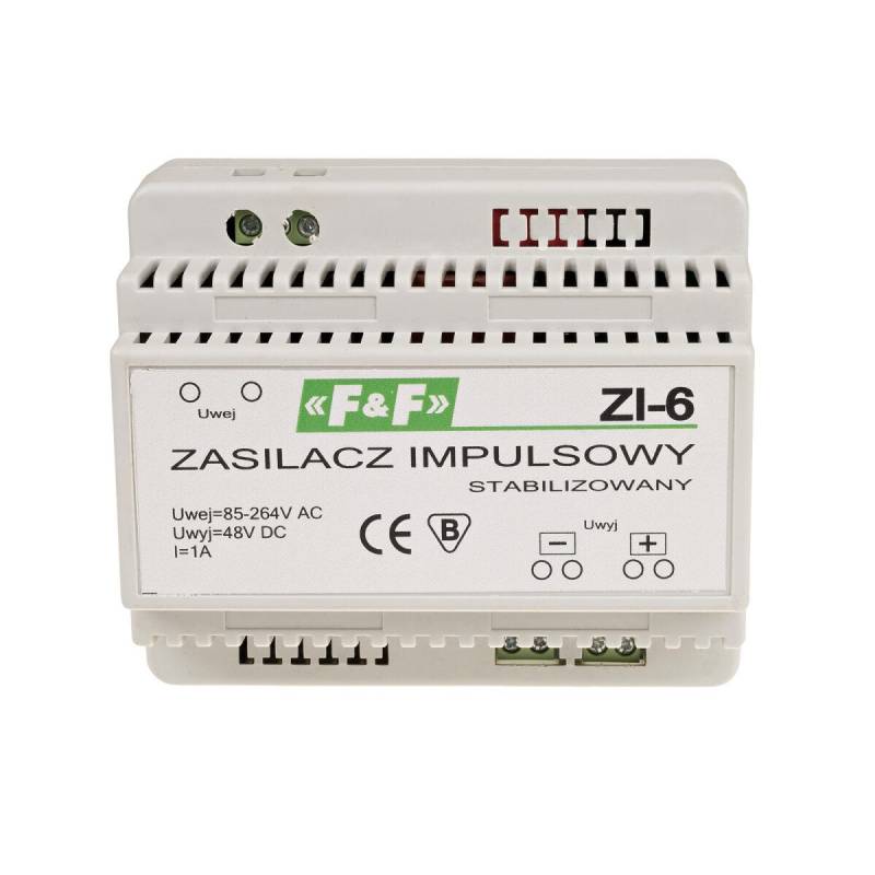 F&F ZI-6 Impulsnetzteil 50W 48V DC für Hutschiene von F&F