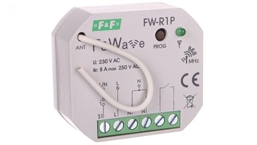 Funk-Einzel Relais bistabil - Montage P/t 85-265V AC/DC FW-R1P f&f 5908312599234 von F&F