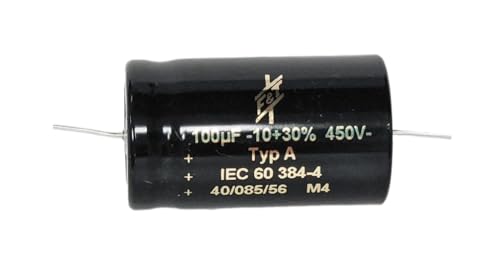 F&T Kondensator 100uF 450V für Verstärker oder altes Radio F&T Kondensator 100uF 450V für Verstärker oder altes Radio von F&T