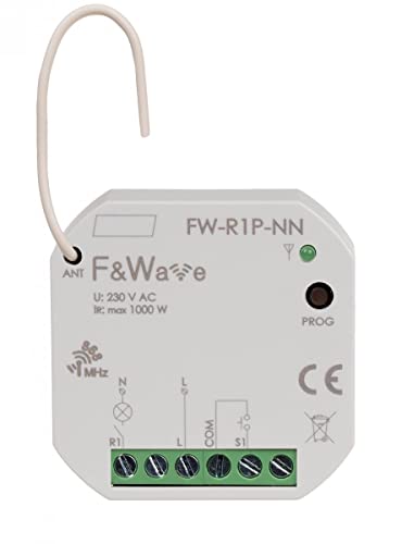 Funk-Multifunktionsrelais, für Installation ohne Neutralleiter FW-R1P-NN f&f 5902431672977 von F&F