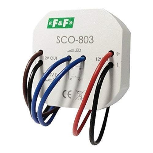 Lichtdimmer für LED Beleuchtung 12V Einbaudimmer Dimmschalter Dimmer Tastdimmer SCO-803 F&F 5137 von F&F