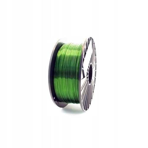 F3D® 3D Drucker PET-G Filament | ø1.75mm | 1000g Spool Spule | Transparentes Grün | Glänzendes | Geruchslos Druckmaterialien | für FDM/FFF 3D-Drucker | Tolerantie: ±0.02mm von F3D Filament