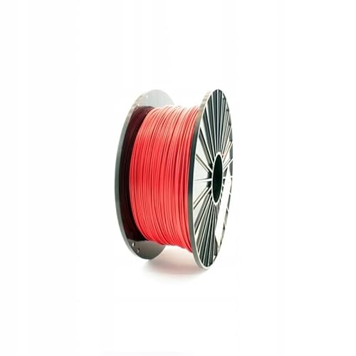F3D® 3D Drucker PLA Filament | ø1.75mm | 200g Spool Spule | rot | Glänzendes | Geruchslos Druckmaterialien | für FDM/FFF 3D-Drucker | Tolerantie: ±0.02mm von F3D Filament