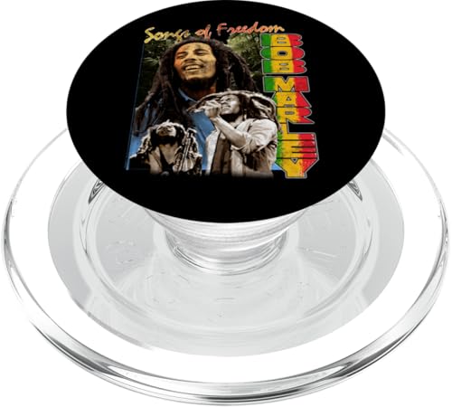 Bob Marley Freedom Vintage Reggae Musik von Rock Off PopSockets PopGrip für MagSafe Bob Marley Freedom Vintage Reggae Musik von Rock Off PopSockets PopGrip für MagSafe von F4nt4stic