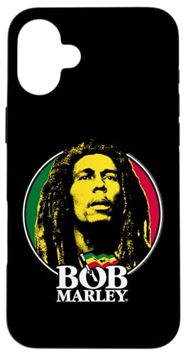 Bob Marley Logo Badge Reggae Musik von Rock Off Hülle für iPhone 16 Plus Bob Marley Logo Badge Reggae Musik von Rock Off Hülle für iPhone 16 Plus von F4nt4stic