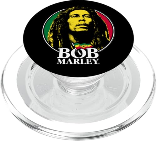Bob Marley Logo Badge Reggae Musik von Rock Off PopSockets PopGrip für MagSafe Bob Marley Logo Badge Reggae Musik von Rock Off PopSockets PopGrip für MagSafe von F4nt4stic