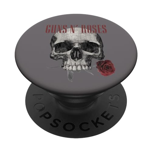 Guns 'n' Roses Hard Rock Band Flower Skull by Rock Off PopSockets Klebender PopGrip Guns 'n' Roses Hard Rock Band Flower Skull by Rock Off PopSockets Klebender PopGrip von F4nt4stic