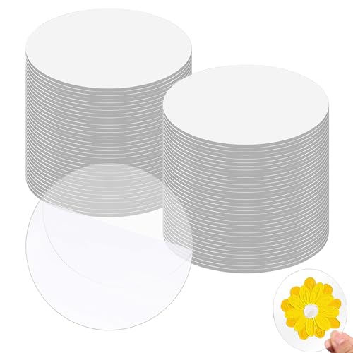 FAAING 80 Stück 10cm Acrylscheibe rund, 1mm Acrylglas runde klare Acrylplatte, transparente Acrylscheibe für Beschilderung, Malen, Basteln, Schlüsselanhänger Herstellung FAAING 80 Stück 10cm Acrylscheibe rund, 1mm Acrylglas runde klare Acrylplatte, transparente Acrylscheibe für Beschilderung, Malen, Basteln, Schlüsselanhänger Herstellung von FAAING