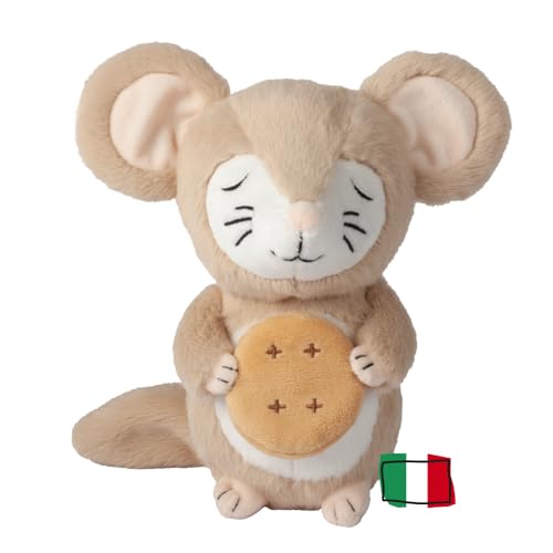 FABA Plüschtier - Alle Schlafenszeit mit Oscar! - Geschichten und Klangmärchen für Jungen und Mädchen ab 10 Monaten - zum Hören mit FABA Geschichten und FABA+, italienische Version von FABA