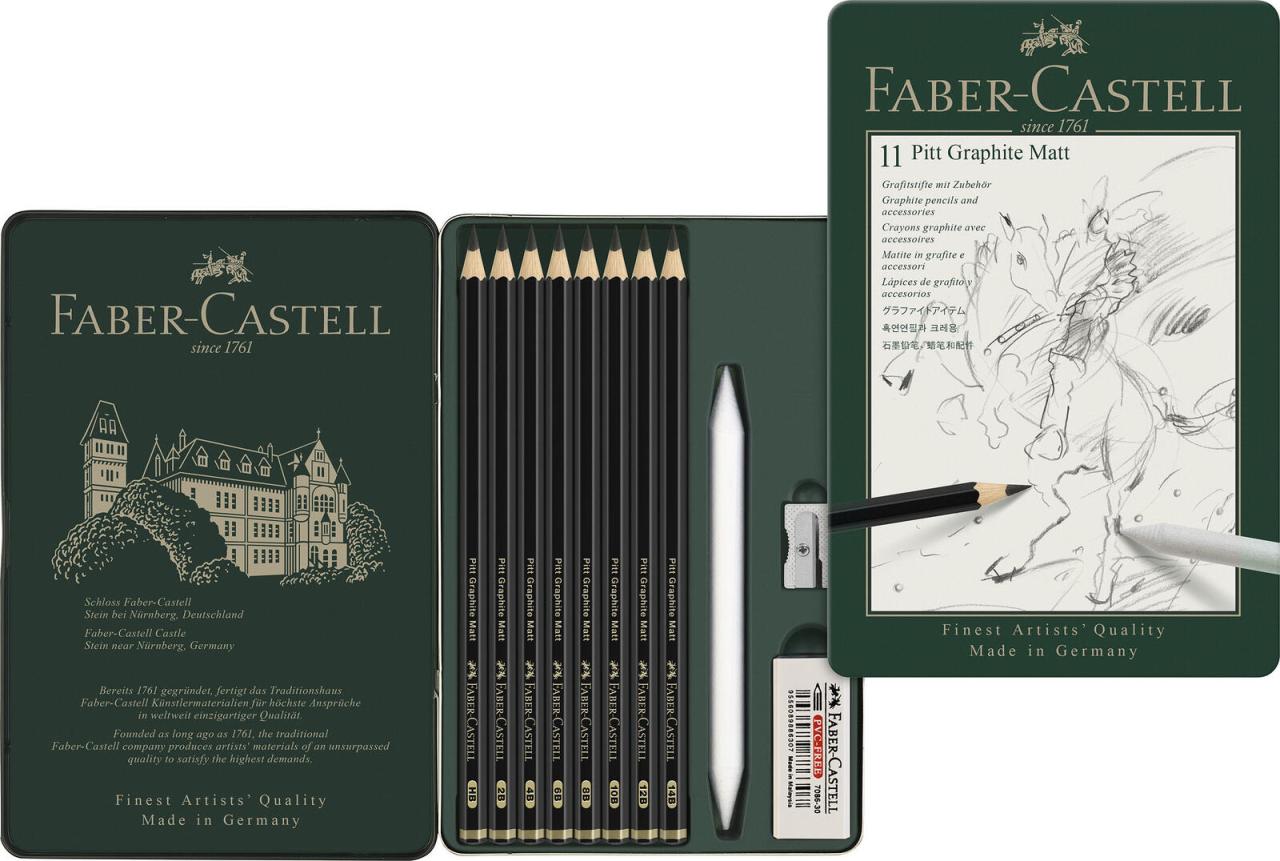 Bleistift Graphite matt 11St. von FABER-CASTELL