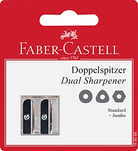 FABER-CASTELL 189099 - Metalldoppelspitzer 50-34, 1 Stück FABER-CASTELL 189099 - Metalldoppelspitzer 50-34, 1 Stück von FABER-CASTELL
