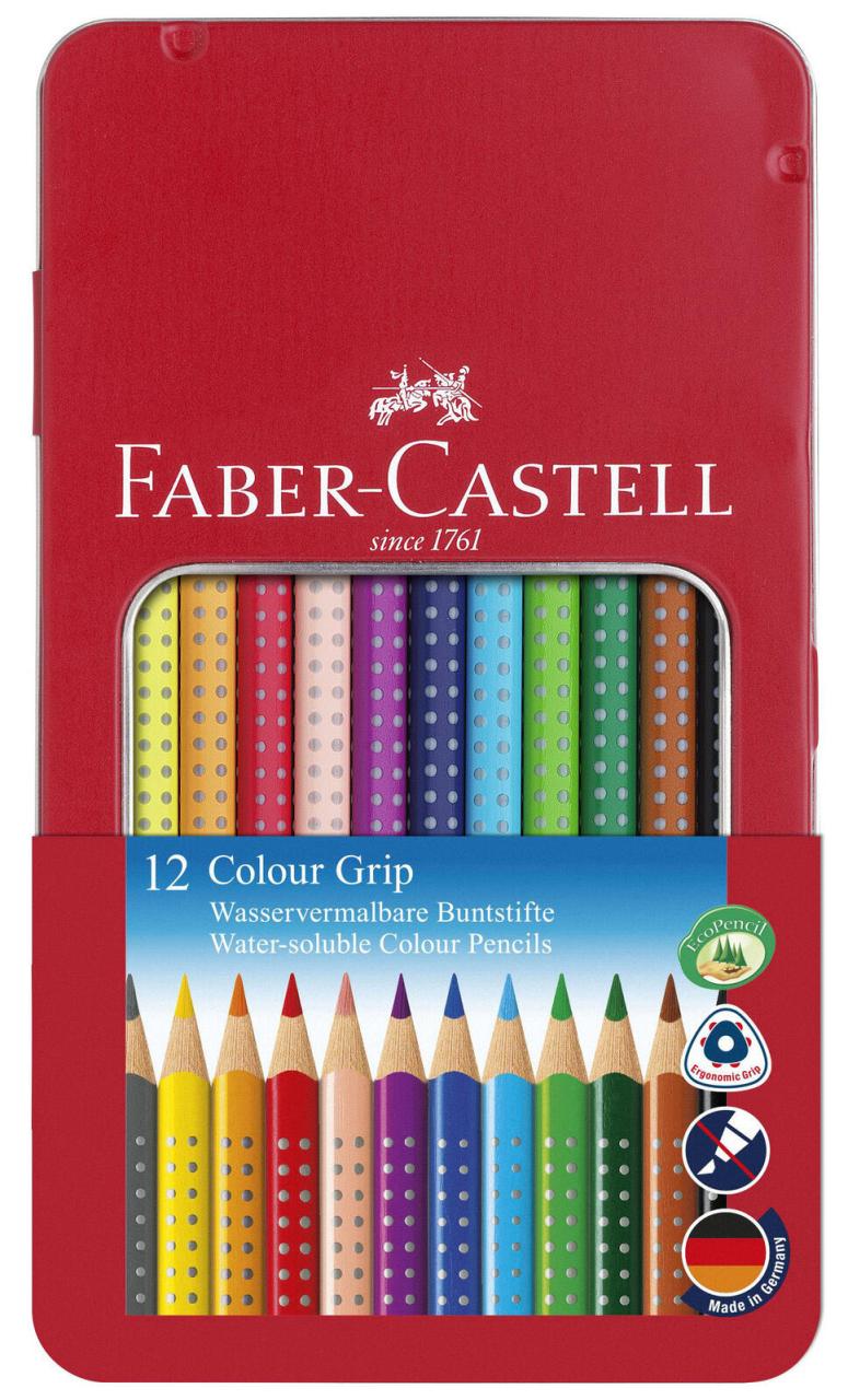 FABER-CASTELL Buntstifte Colour GRIP Mehrfarbig von FABER-CASTELL