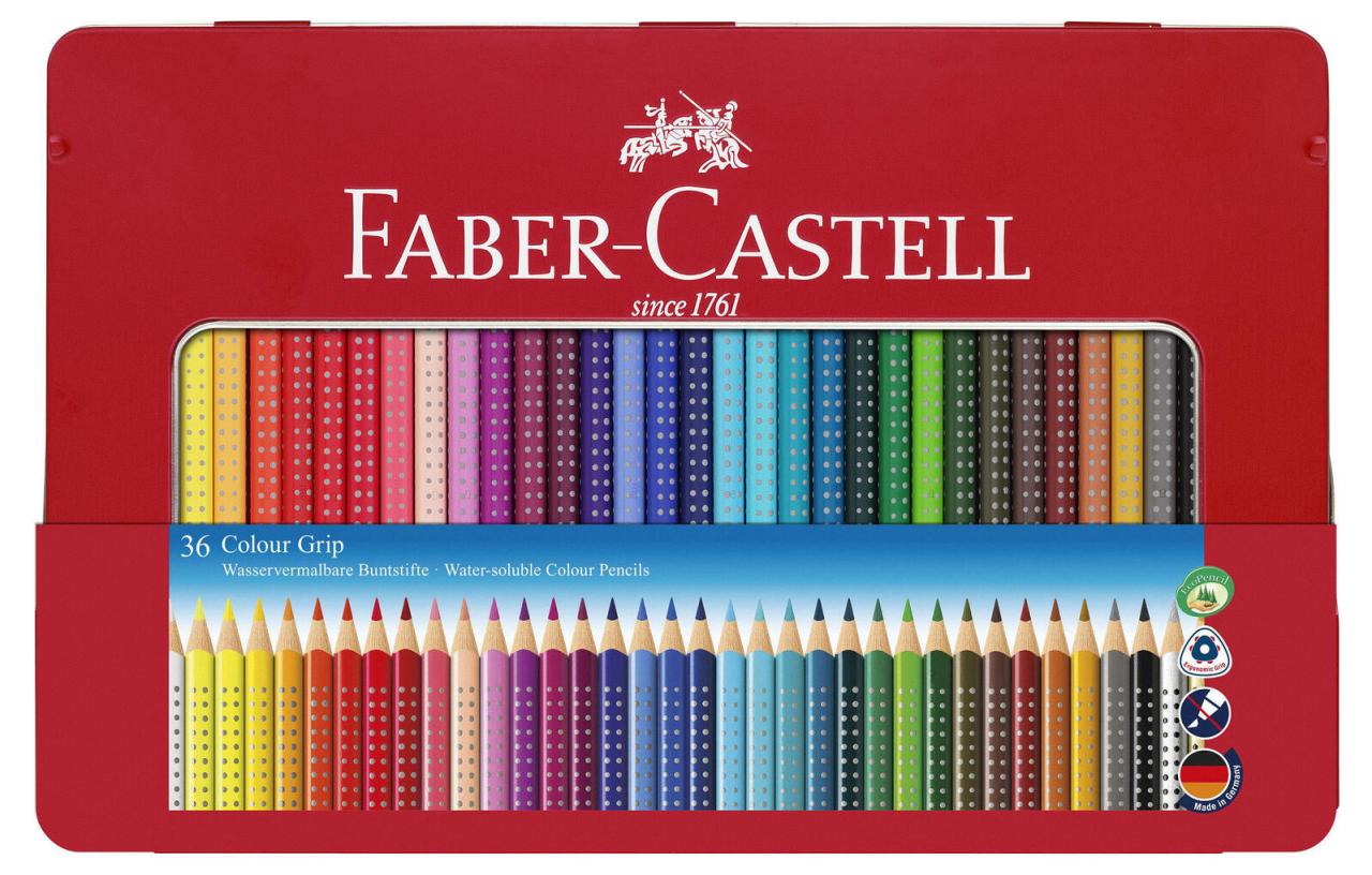 FABER-CASTELL Buntstifte Colour GRIP Mehrfarbig FABER-CASTELL Buntstifte Colour GRIP Mehrfarbig von FABER-CASTELL