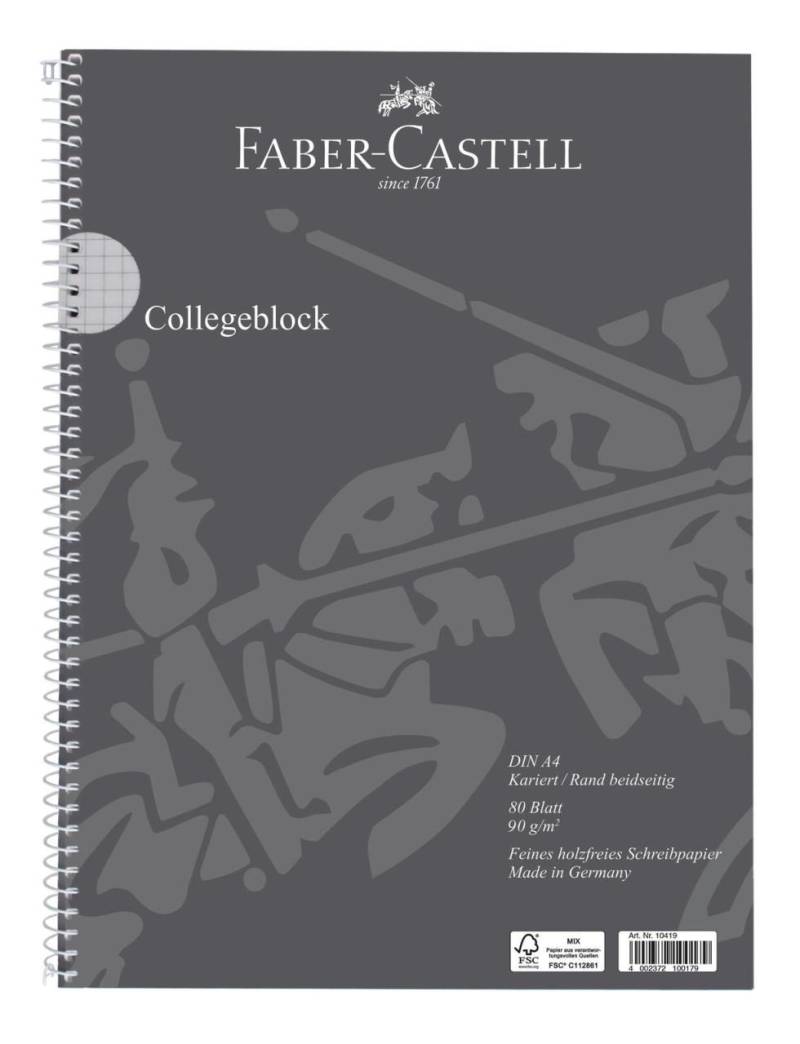 FABER-CASTELL Collegeblock DIN A4 von FABER-CASTELL