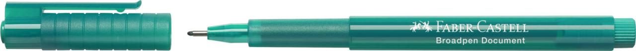 FABER-CASTELL Fineliner Broadpen 0.8 mm Grün von FABER-CASTELL