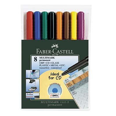 FABER-CASTELL Multimark 1513 F permanent Folienstifte-Set 0.6 mm Mehrfarbig FABER-CASTELL Multimark 1513 F permanent Folienstifte-Set 0.6 mm Mehrfarbig von FABER-CASTELL