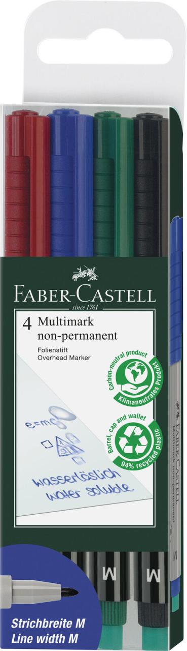 FABER-CASTELL Multimark 1526 M non-permanent Folienstifte-Set 1.0 mm Mehrfarbig FABER-CASTELL Multimark 1526 M non-permanent Folienstifte-Set 1.0 mm Mehrfarbig von FABER-CASTELL