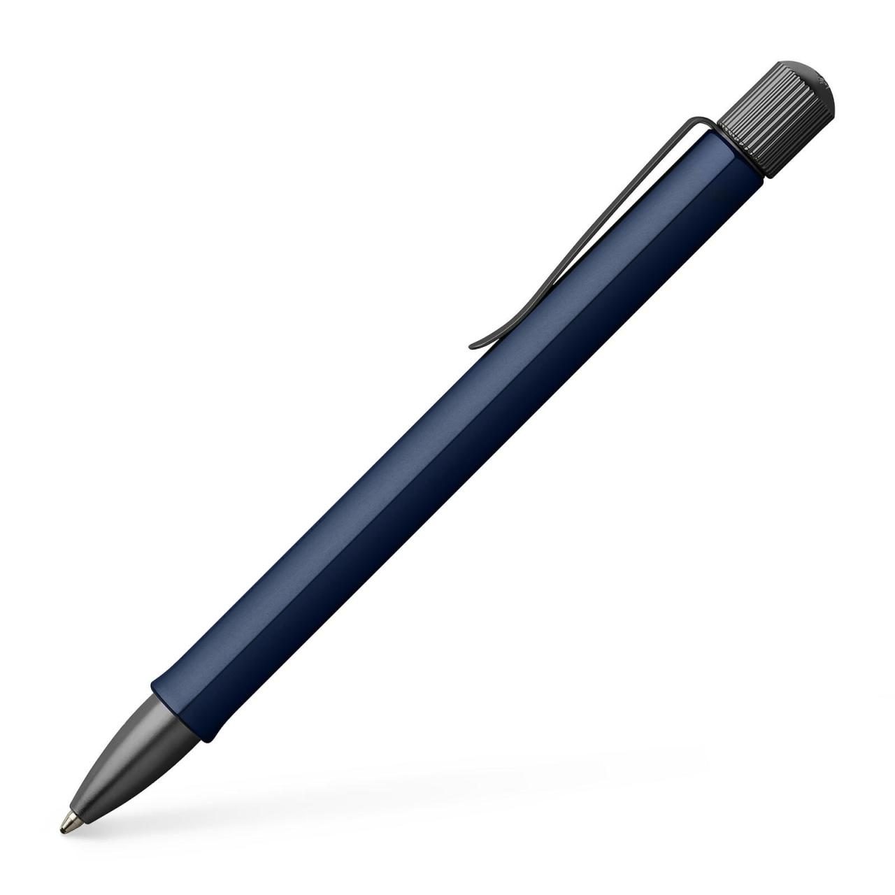 FABER-CASTELL Kugelschreiber Kugelschreiber Hexo blau 0.6 mm Schwarz von FABER-CASTELL