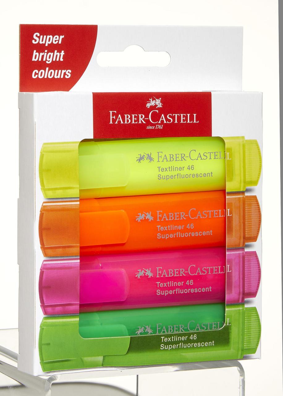 FABER-CASTELL TL 46 SF Textmarker Mehrfarbig von FABER-CASTELL