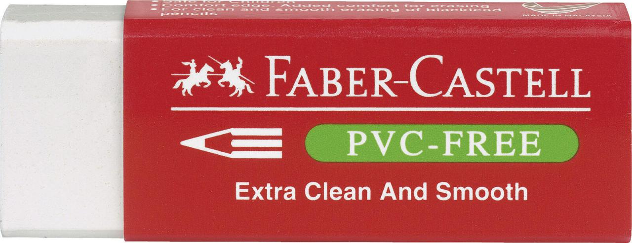 FABER-CASTELL Radierer PVC-free1St. Radiergummi weiß von FABER-CASTELL