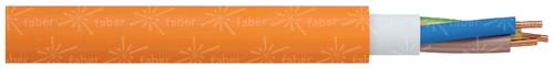 Faber Kabel 011046 Mantelleitung NHXH-J 5G 2.50mm² Orange Meterware von FABER KABEL