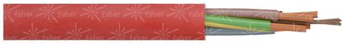Faber Kabel 030674 Litze SiHF-J 4 x 2.5mm² Rot Meterware von FABER KABEL