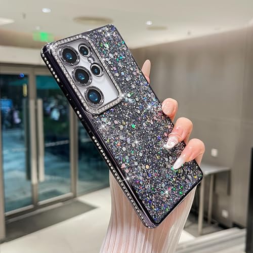 FABSPARK Schutzhülle für Samsung Galaxy S22 Ultra, Glitzer, Kristall, Strass, Pailletten, glänzend, glänzend, luxuriös, galvanisiert, ästhetisch, niedlich, vollständiger Schutz für Samsung Galaxy S22 FABSPARK Schutzhülle für Samsung Galaxy S22 Ultra, Glitzer, Kristall, Strass, Pailletten, glänzend, glänzend, luxuriös, galvanisiert, ästhetisch, niedlich, vollständiger Schutz für Samsung Galaxy S22 von FABSPARK