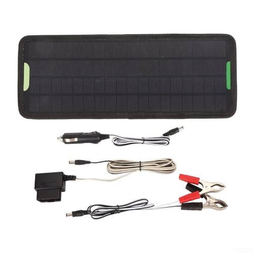 12V Solar Batterie Wartungsladegerät Erhaltungslade-Kit für alle Fahrzeuge von FACAIIO