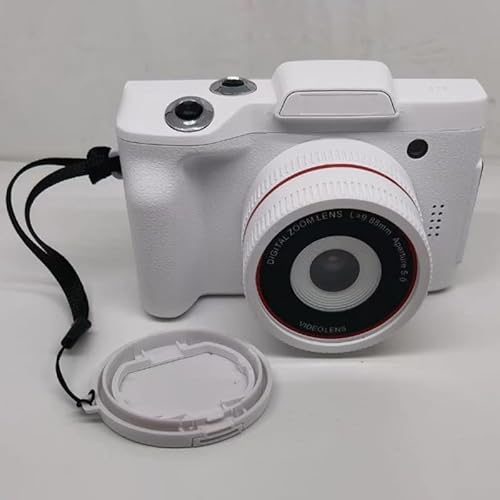 16MP Bildsensor Digitalkamera mit MiniSLR Design und mehreren Modi für kreative Fotografie (Weiß) von FACAIIO