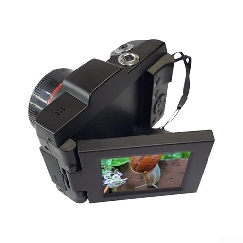 16MP Bildsensor Digitalkamera mit MiniSLR Design und mehreren Modi für kreative Fotografie (schwarz) von FACAIIO