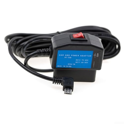 Automotive Dash Cam Hardwire Kit, USB Connector Port with Continuous Power and Low Voltage Safety Features (Left) von FACAIIO