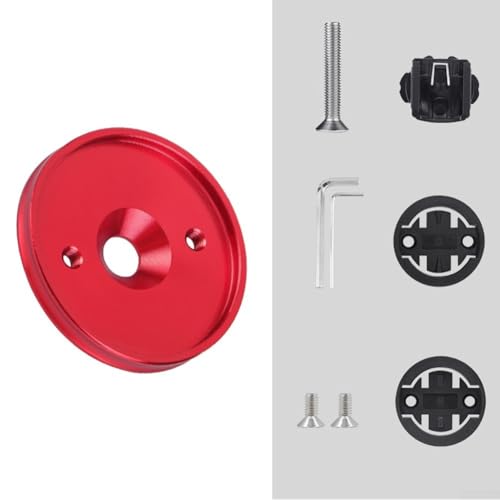 FACAIIO Stabile Aluminium-Legierung Fahrrad Handgelenk Computer Basis für Bryton (rot) von FACAIIO
