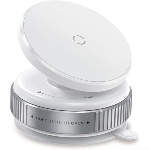 FACAIIO Stabile magnetische KFZ-Handyhalterung mit 360-Grad-Anpassung und zuverlässigem Saugnapf (schwarz) von FACAIIO