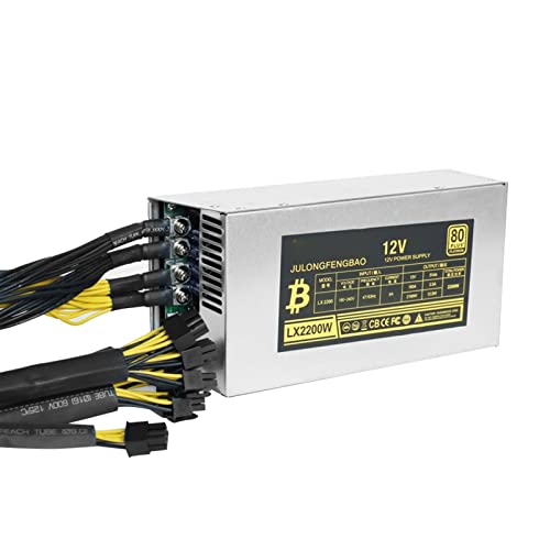FACDEM 2200W Motherboard Desktop ETH Netzteil für BTC Bitcoin Ethereum Miner Mining PC Power Unit Effizienz 6Pin FACDEM 2200W Motherboard Desktop ETH Netzteil für BTC Bitcoin Ethereum Miner Mining PC Power Unit Effizienz 6Pin von FACDEM