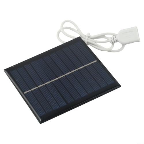 FACULX 5 W 5,5 V Solarpanel USB-Ladegerät für 3,7 V-5 V Akku, monokristalline hocheffiziente tragbare Powerbank für Außenbeleuchtung, Gartenstraßenlaterne FACULX 5 W 5,5 V Solarpanel USB-Ladegerät für 3,7 V-5 V Akku, monokristalline hocheffiziente tragbare Powerbank für Außenbeleuchtung, Gartenstraßenlaterne von FACULX