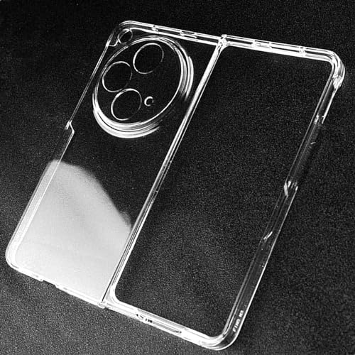 FAFOUR Für OnePlus Open Clear Case, Slim Fit Leichtgewicht Kristallklar Bumper Cover Hard PC Transparent Skin Cover Stoßfest rutschfest Anti-Scratch Heavy Duty Schutz von FAFOUR
