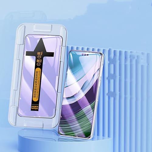FAFOUR Unsichtbarer Artefakt-Displayschutz, stoßfester und datenschutzsicherer aus gehärtetem Glas, HD-Displayschutzfolie mit vollständiger Bildschirmabdeckung, Anti-Blaulicht-Displayschutzfolie von FAFOUR
