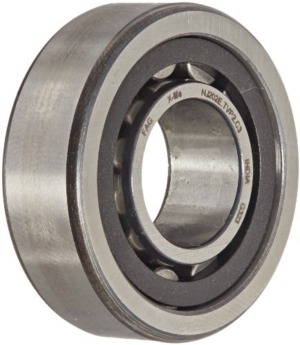 FAG nj202e-tvp2-c3 Zylindrische Roller Bearing, einreihig, gerade Bohrung, abnehmbarer Ring, innen Flansch, Hohe Kapazität, C3 Clearance, metrisch, 15 mm ID, 35 mm Außendurchmesser, 11 mm Breite von FAG Bearings