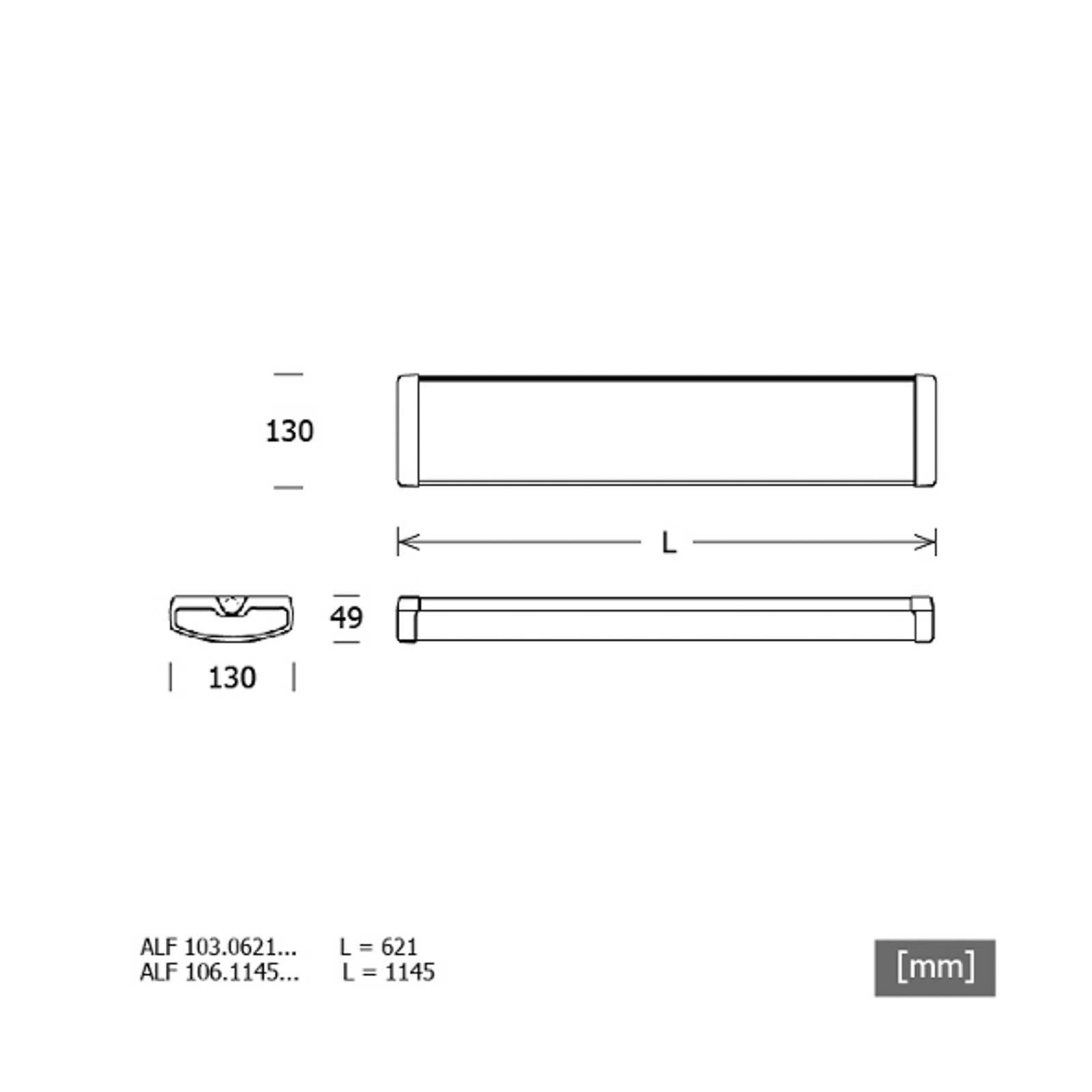 Fagerhult AllFive, Länge 114,5 cm, 38 / 28 W, 4.000 K, IP44 Fagerhult AllFive, Länge 114,5 cm, 38 / 28 W, 4.000 K, IP44 von FAGERHULT