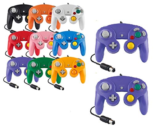 Controller Für Game Cube Weiß und Switch kabelgebunden Gamepad Joypad (Lila) von FAIRY TAIL & GLITZER FEE