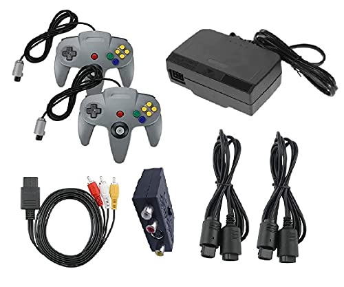 Zubehör Set Für Nintendo 64 Konsole Controller Netzteil Scart Kabel Adapter Kabel Verlängerung N64 von FAIRY TAIL & GLITZER FEE