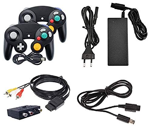 Zubehör Set für Nintendo Game Cube Kabel Set Controller GC Netzkabel Ladekabel Ladegerät Stromkabel Scart Kabel AC Adapter von FAIRY TAIL & GLITZER FEE