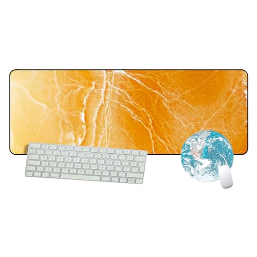 FAIRYGATE Desk Mat Gaming Mauspad XXL Gaming Schreibtisch Gaming Aquarell Marmor Mauspad Bernstein Schmieren Orange für Computer Schreibtischauflage Laptop Büro Rutschfestes Gummi Mädchen B5708-M FAIRYGATE Desk Mat Gaming Mauspad XXL Gaming Schreibtisch Gaming Aquarell Marmor Mauspad Bernstein Schmieren Orange für Computer Schreibtischauflage Laptop Büro Rutschfestes Gummi Mädchen B5708-M von FAIRYGATE